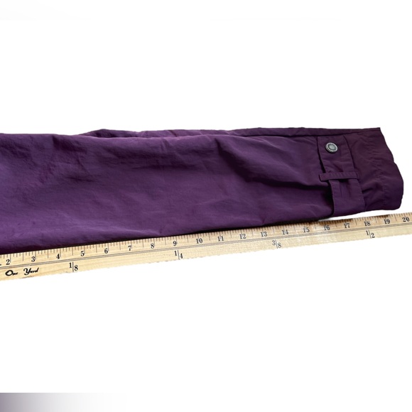 EDDIE BAUER Purple Hooded Drawstring Waist Lightweight Rain Jacket Coat - Small - Picture 12 of 16